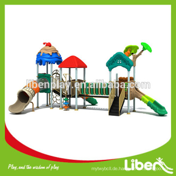 Anpassen Design Kinder Outdoor &amp; Indoor Garten Spielplatz Ausrüstungen mit Rutsche